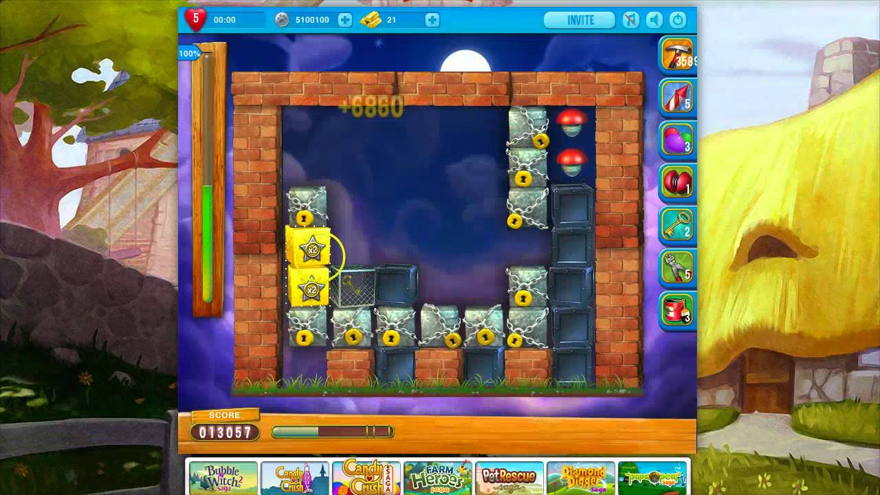 Pet Rescue Saga, Weekly Puzzle Challenge Level 21 (Pig)