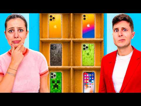 NINNA AND MATTI SWAP PHONES AND ORGANIZE 4 IPHONE CHALLENGES