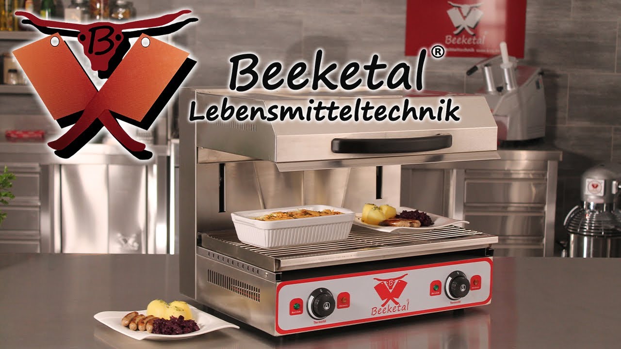 Beeketal Gastronomie Uberbackgerat Warmebrucke Lift Salamander Salamandergrill Youtube