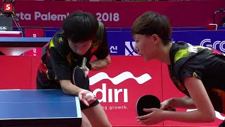 2018 Asian Games - XD Final - Lin Gaoyuan/ Wang Manyu v Wang/ Sun