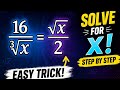 Algebra | Radical equation| It's not easy for everyone @YouTube