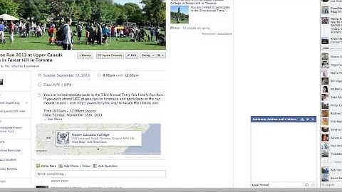 2013 Terry Fox Facebook Event Page Tips