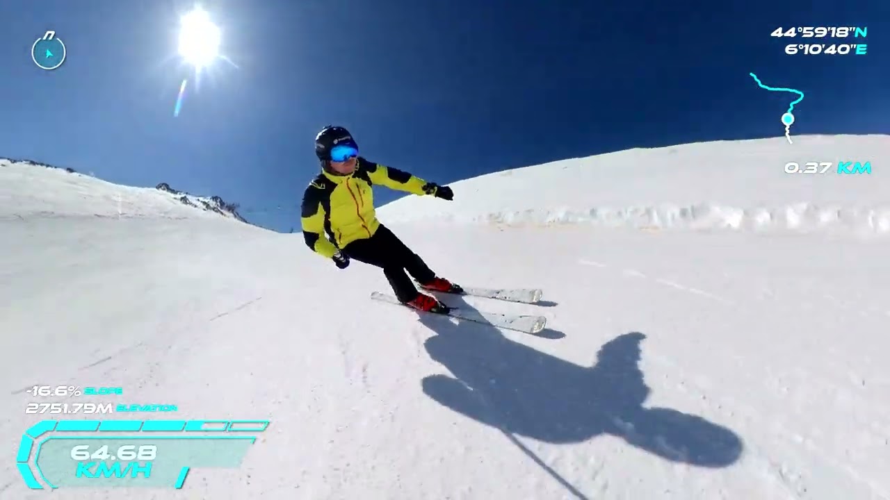 Toura slope halfpipe - Les 2 Alps