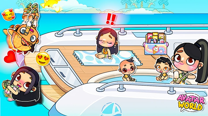 NOS PREMIÈRES VACANCES DANS UN YACHT SUR AVATAR WORLD ! MISS QUEEN 👑