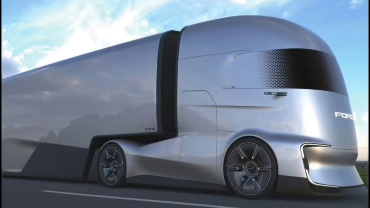 Ford представил беспилотный экспериментальный электрогрузовик F-Vision Future Truck