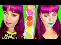 Kaleidos Makeup Futurism IV VR Neon palette | 2 looks and REVIEW