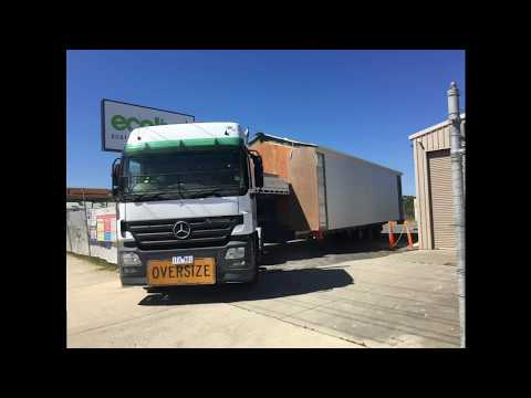 Prefab Modular Home Crane Delivery - St Kilda Ecoliv Extension Project