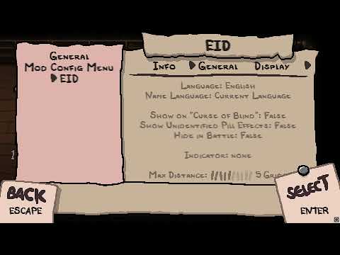 Установка "External item descriptions" и смена языка на русский [The Binding of Isaac: Repentance]