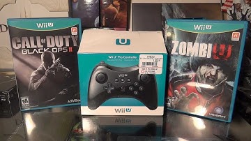 Update+Unboxing+Gameplay: Wii U Pro Controller, Zombi U & CoD Black Ops II Wii U 12.8.12