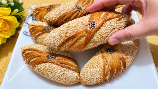 Beef stuffed sesame pastry. Easy to make at home . Teatime snacks 🤤