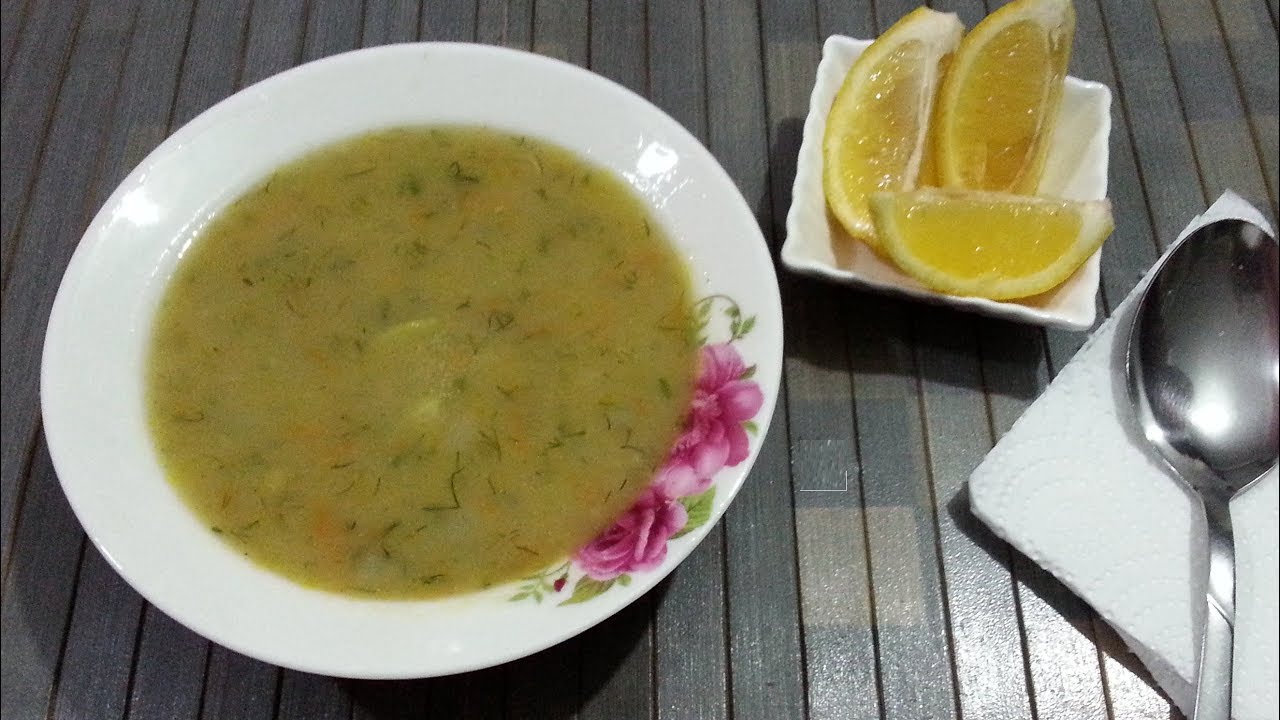 شوربة الباقلاء (الباجلا او الفول) الخضراء - Green Broad bean Soup - YouTube