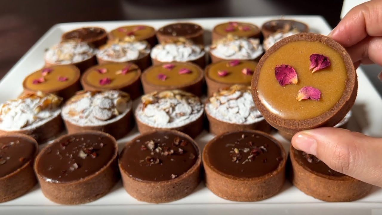 تارتوليت بالوز و كاناش الشوكولاته والكراميل