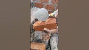 Brick cutting skills 👌 #shortsfeed #shorts #construction #cuttingskills #beautiful