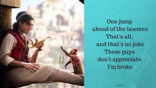 One Jump Ahead - Mena Massoud (Lyrics) 