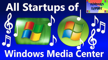 ALL STARTUPS OF WINDOWS MEDIA CENTER (2002-2015)