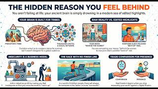 Why Social Media Steals Your Happiness? The Dark Psychology of Comparison #MentalHealth #lifefacts