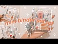 Mini Binder Set Up // Decorate 3 Ring Binder with Me // Journal with Me // Stickers Haul