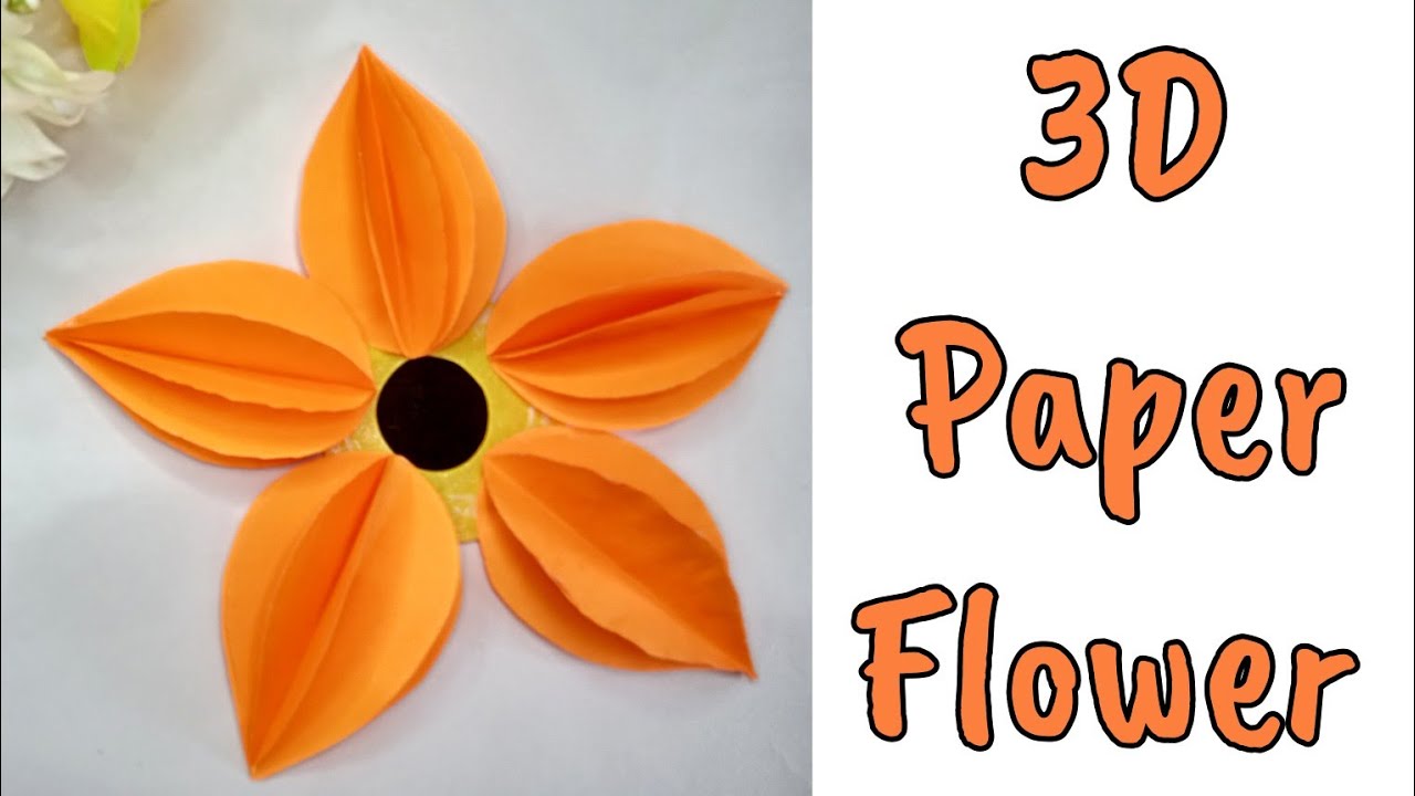 How to make 3D paper flower 🌺/@starkidsartcraft8261 - YouTube