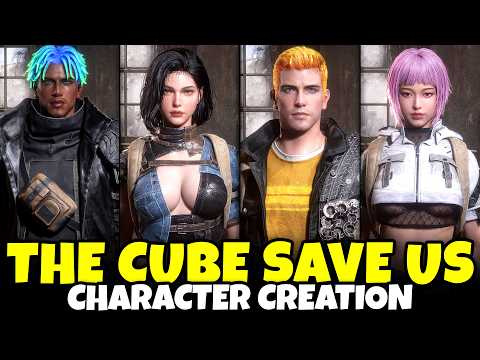 THE CUBE, SAVE US Character Creation (Full Male & Female Customization, All Options, Outfits, More!)