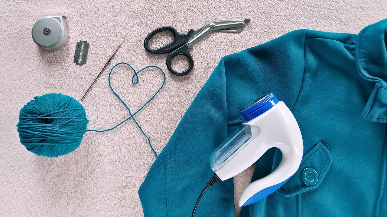 Tutorial renowacja płaszcza: golenie + nowe sznurki z włóczki