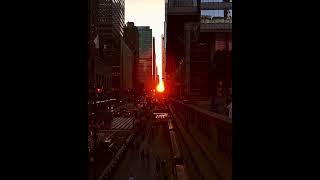 Stunning 'Manhattanhenge' Sunset Wows New Yorkers
