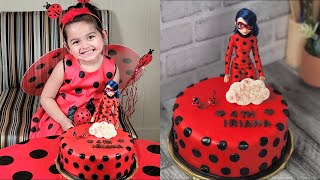 Ladybug Cake Tutorial || Ladybug Cake For My Daughter Birthday Guide