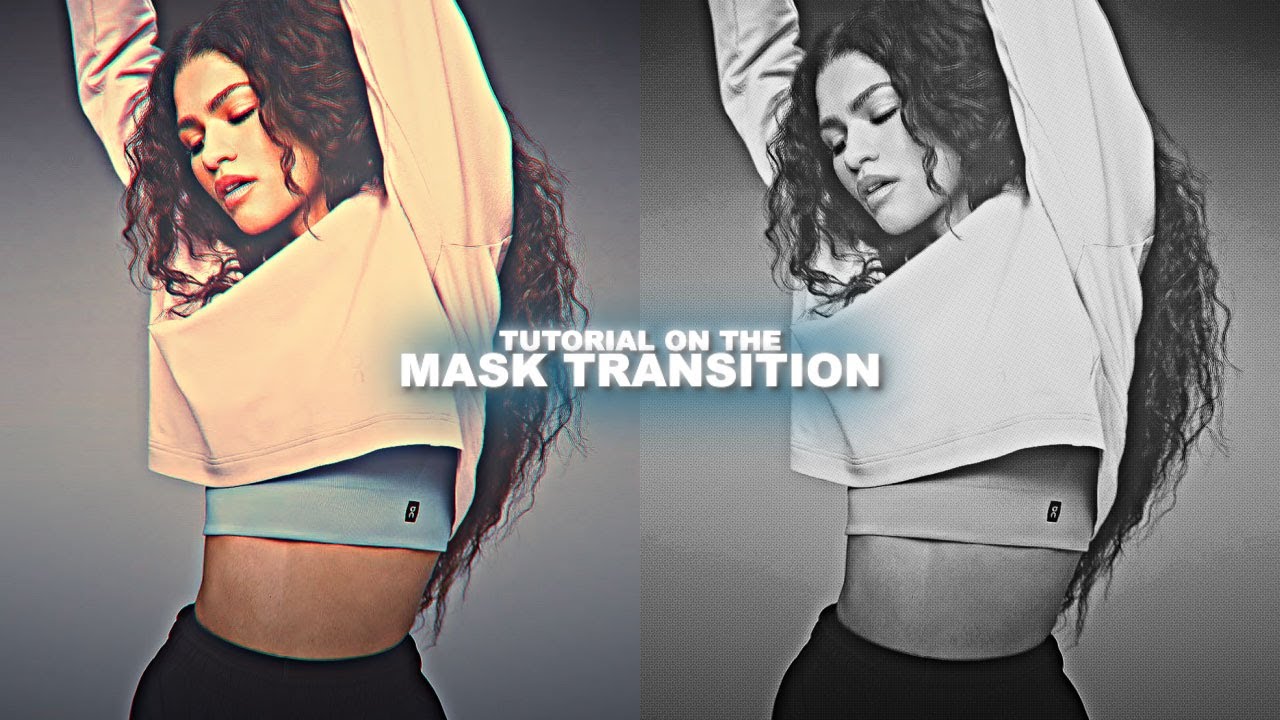 Mask transition tutorial ; after effects - YouTube