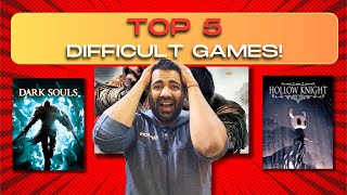 *TOP 5* MOST DIFFICULT Games! You will "Rage Quit" 😠!