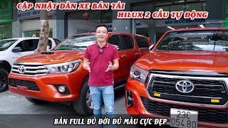 Báo giá dàn xe bán tải Toyota Hilux 2 cầu tự động bản full đủ đời đủ màu cực đẹp| Thế giới xe hơi