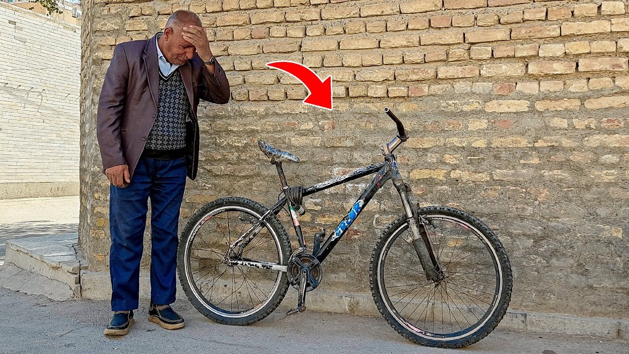 Restoration Of A Poor Old Man's Bike For Free | Watch His Emotional Reaction 🥹