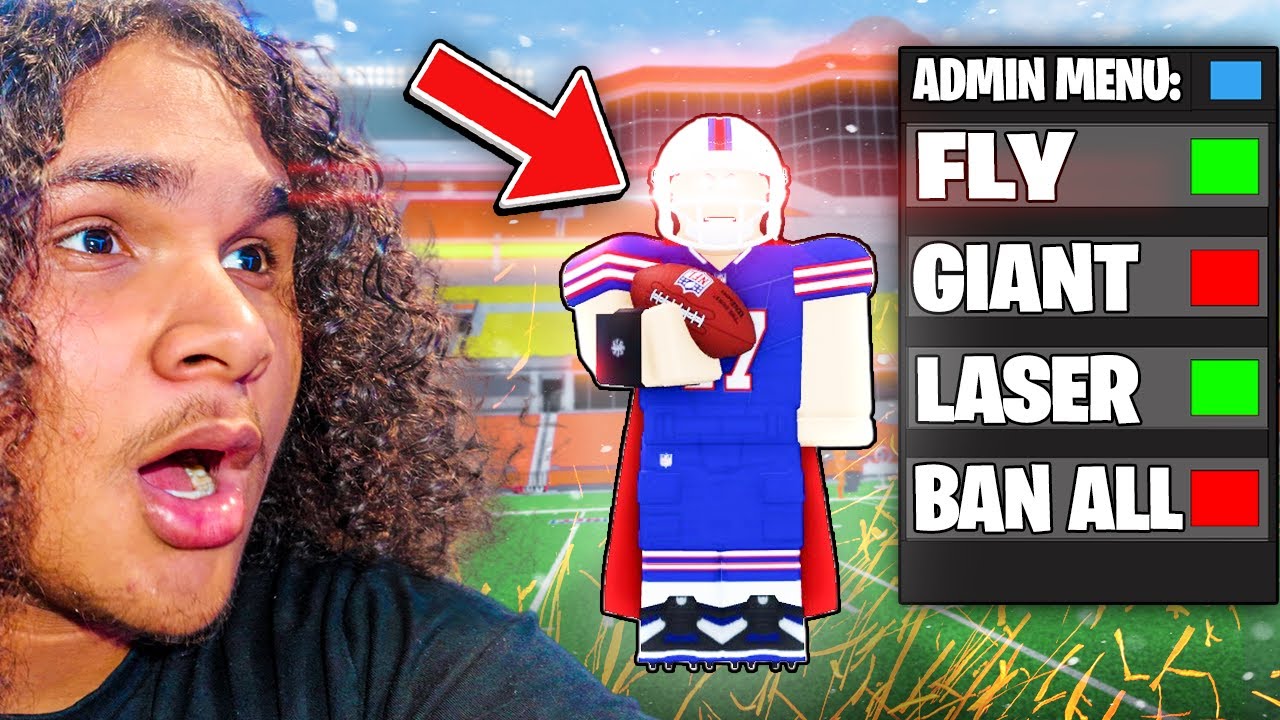 THE OWNER Gave Me ADMIN COMMANDS In NFL Universe Football