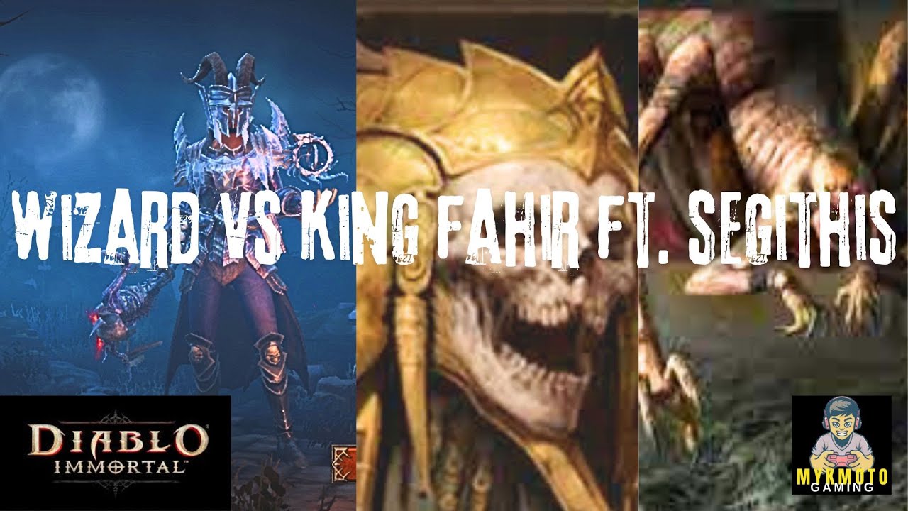 Diablo Immortal SOLO Gameplay (Wizard Vs King Fahir ft. Segithis) Final Boss in Tomb of Fahir Hell3.