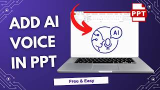 How to Add AI Voice to a PowerPoint Presentation (Free with Clipchamp)
