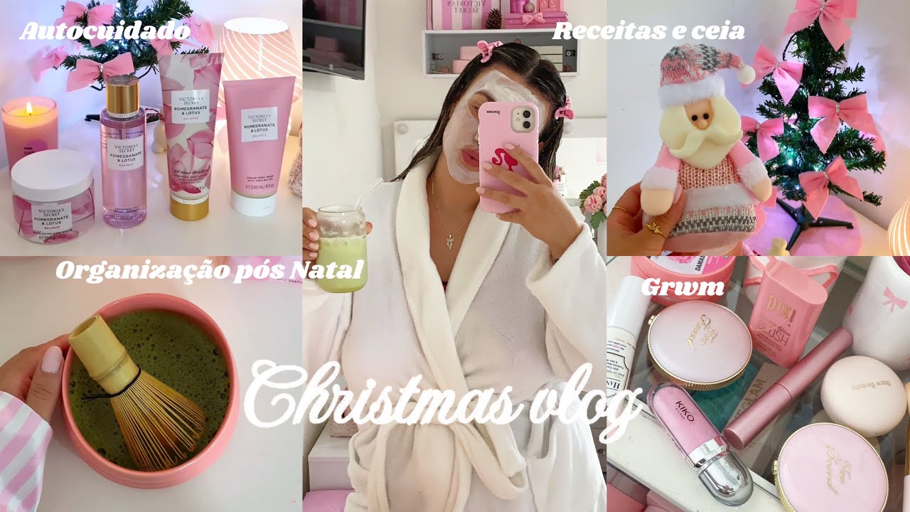 vlog de natal 🎄✨ Arrume-se comigo, receitas, ceia, organização, matcha, autocuidado e mais