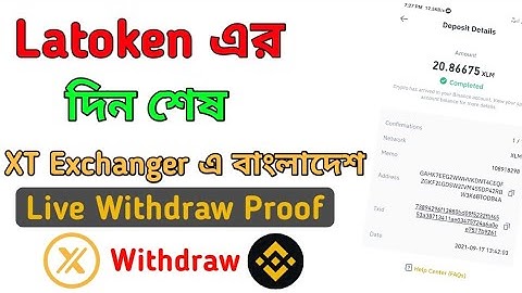 XT Exchanger Live Withdraw | How To Withdraw xt.com to Binance