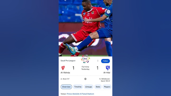 Al wehda vs Al hilal