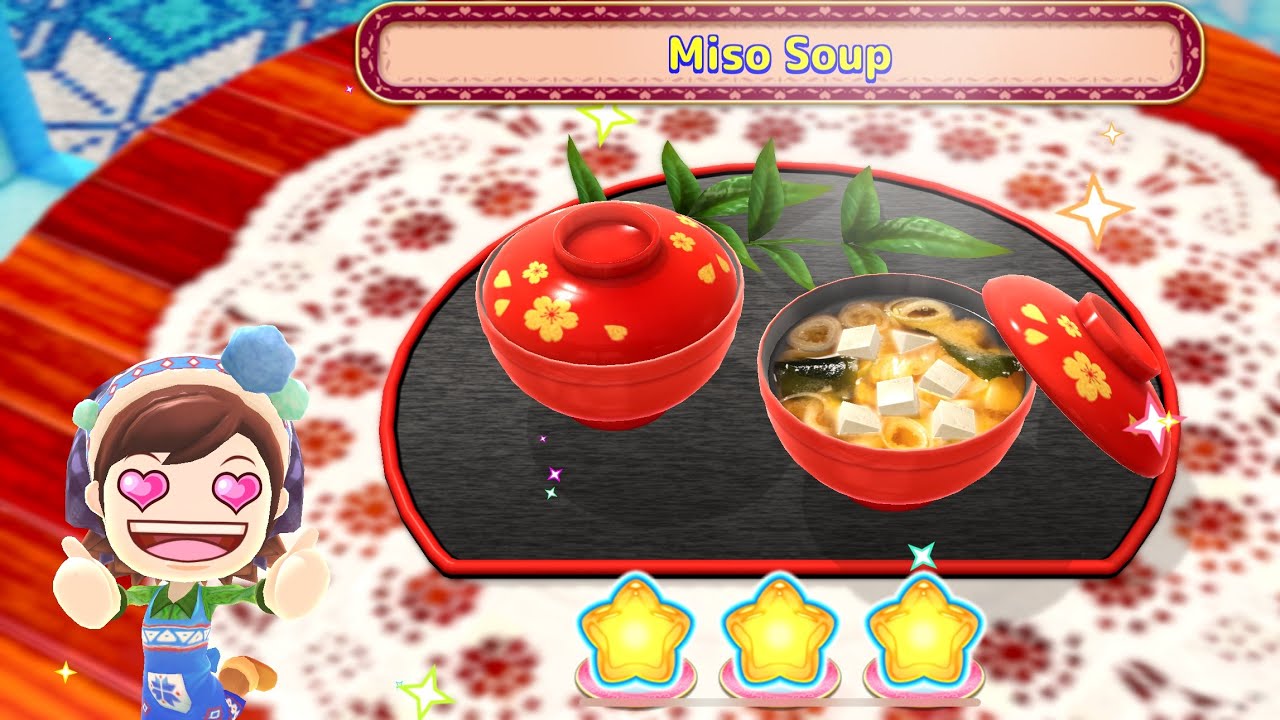 Cooking mama cuisine recipe #32 NO COMMENTARY// Miso Soup