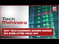 Tech mahindra shares soar despite weak q4 but why  tech mahindra stock  stock market