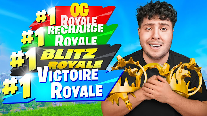 J'ai Gagné dans TOUS les Modes de Fortnite d'Affilée !