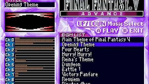 Final Fantasy V Advance Music: Intro