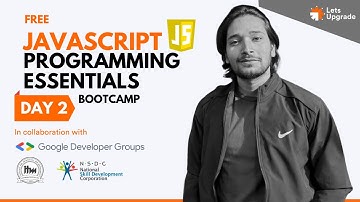Day 2 | Variables and Operators | Free JavaScript Programming Essentials Bootcamp (5 Days)