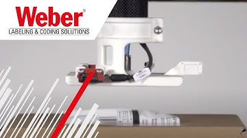 Print-Apply Labeling | Tamp-Blow Technology in Slow Motion | Weber Marking Systems