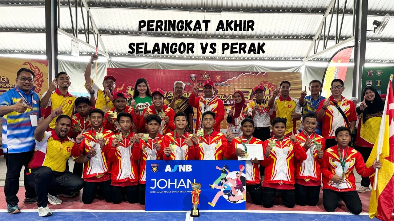 PERINGKAT AKHIR | KEJOHANAN BOLA BALING MSSM (L12) 2024 | SELANGOR vs PERAK