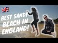 AMERICAN Reacts to England BEACH! // Come to Bournemouth with Me!