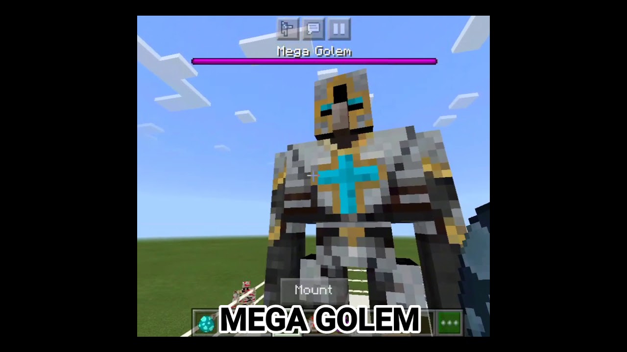Biggest golem part 1 | [Minecraft short video ]