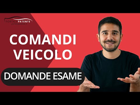 Comandi veicolo esame guida patente B - Le domande dell'esaminatore - Tutorial Portale Patente