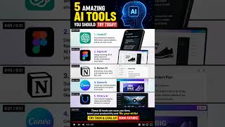 5 Amazing AI Tools You Should Try Today 🔥