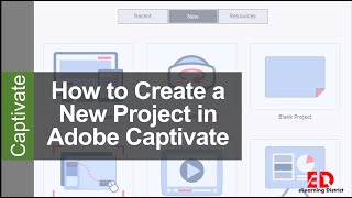 How to Create a New Project in Adobe Captivate