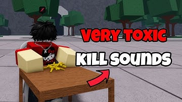 VERY TOXIC CUSTOM KILL SOUND IDS | ROBLOX Strongest Battlegrounds