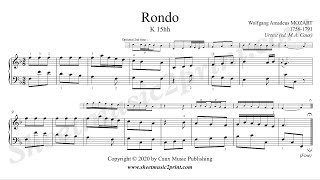 Mozart : Rondo in F Major, K 15hh